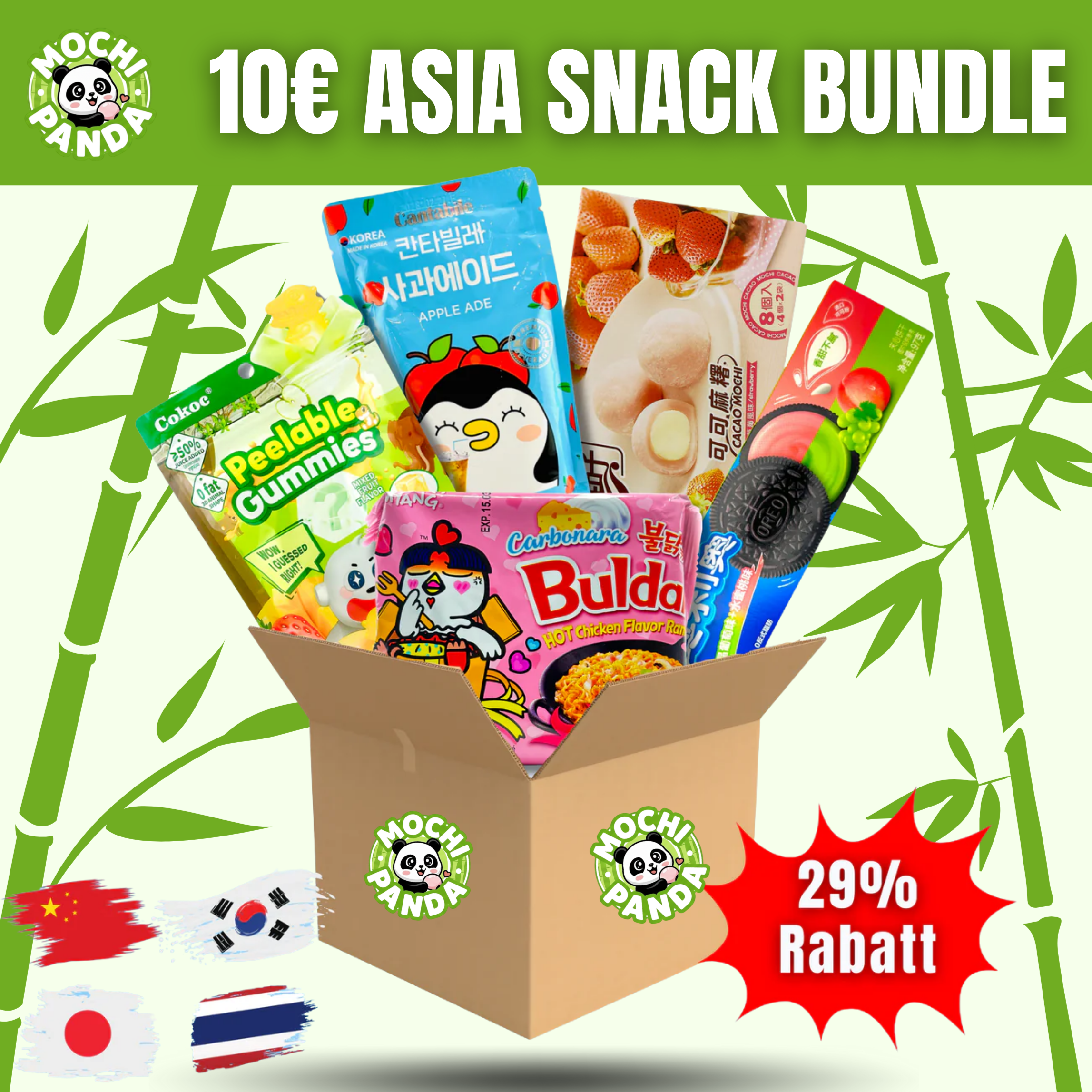 10€ Asiatische Snacks Bundle