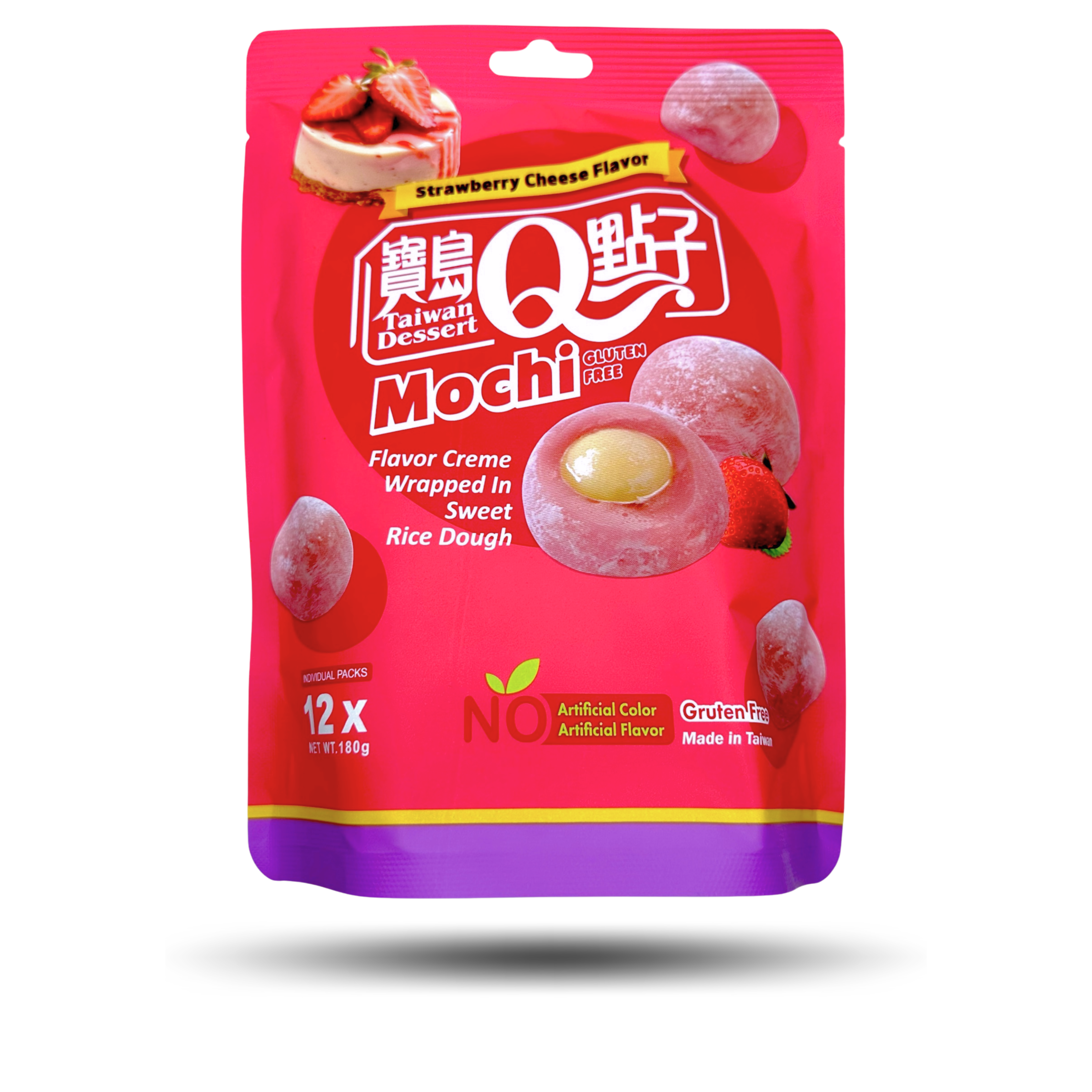 Q Mochi Bag Strawberry Cheese